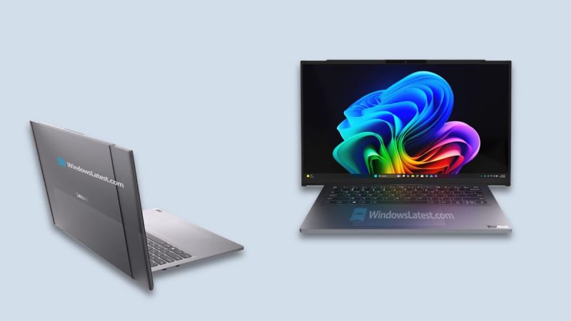 В сеть утекли рендеры нового ThinkBook с конструкцией раздвижного дисплея